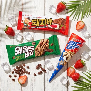 롯데웰푸드 롯데 월드콘x5개+돼지바x10개+와일드바디x10개