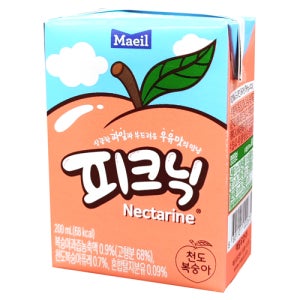피크닉 천도복숭아 200ml (24팩) x 3박스