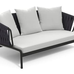 RODA SPOOL 202 - 2 seater powder coated steel garden sofa 8488900952409