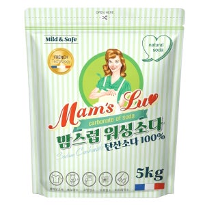 맘스럽 워싱소다 탄산소다 파우치 5kg
