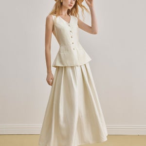 [와이와이아이엠] YY_Fake two pieces splice dress YY_Fake two pieces splice dress