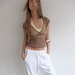 [아수라] SHEER WRAP T (BROWN) A26SSTS161BR0F