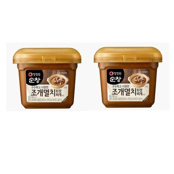 순창 조개멸치 찌개된장양념 맛있는 간편식