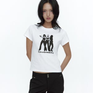 [러프넥] ME-3 T-Shirt White P0000ERR