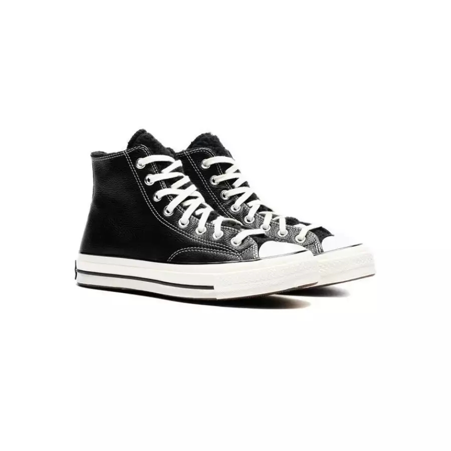 컨버스 CHUCK 70 하이탑 레더 스니커즈 블랙 172364C 151328845