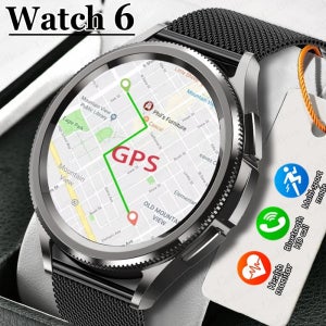 워치 6 클래식 뉴 스마트워치 남성용 1.46인치 디스플레이 AI 음성 GPS 스포츠 피트니스 트래커 블루투스 통화 스마트워치 여성용 2025