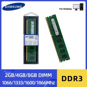 1/2PCS 삼성 데스크탑 RAM DDR3L DDR3 2GB 4GB 8GB 1600MHz 1066MHz 1333MHz 1866MHz DIMM Ram PC3-12800 1.35V 1