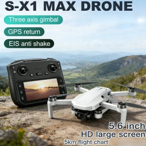 오리지널 S-X1 GPS 드론 8K HD 전문가용 카메라 3축 짐벌 WIFI 장애물 회피 쿼드콥터 브러시리스 장난감 선물