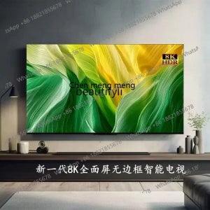 새로운 8K 초고화질 베젤리스 55 65 75 85 100 120 150인치 스마트 네트워크 LCD TV