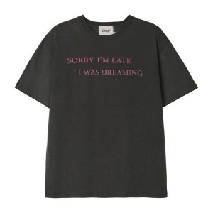 [1차 리오더] Oversized Lettering T-Shirt Charcoal
