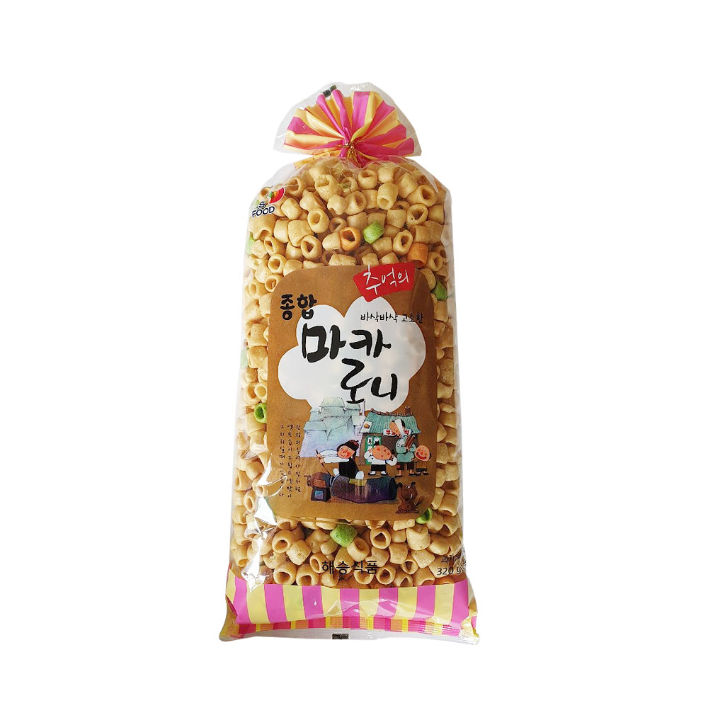 해승 해승식품 추억의 과자 마카로니