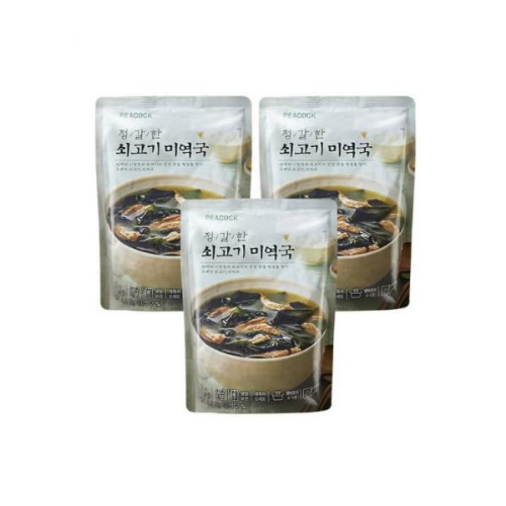 피코크 미역국 소고기미역국 소고기 미역국
