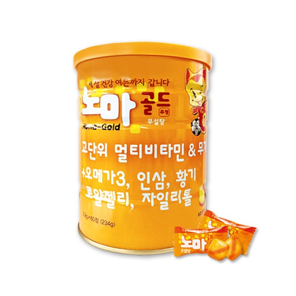 노마 골드 츄정 60p  60정  1개