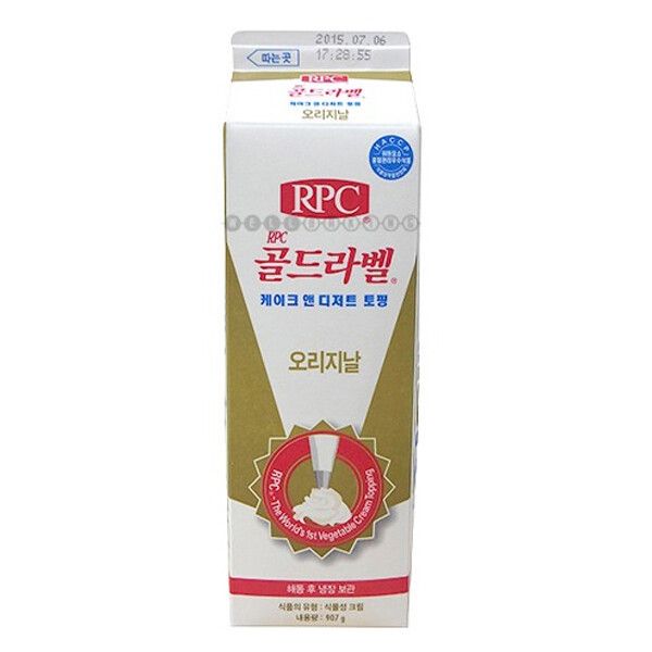 냉동 식물성크림 (골드라벨 오리지널)