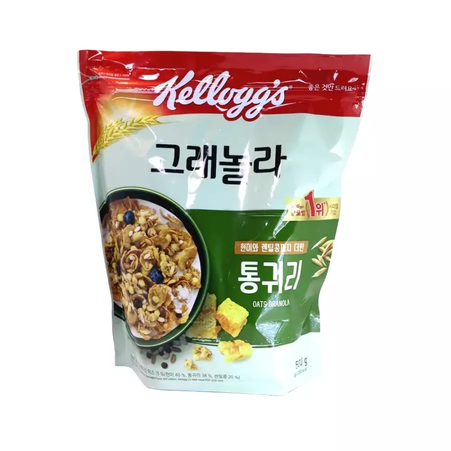 콘푸레이크 씨리얼 겔로그 시리얼 그래놀라 통귀리