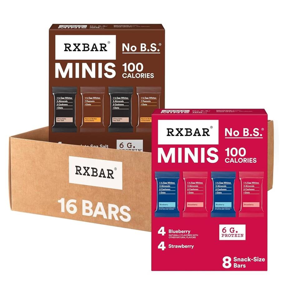 RXBAR 미니 단백질 바 스낵 버라이어티