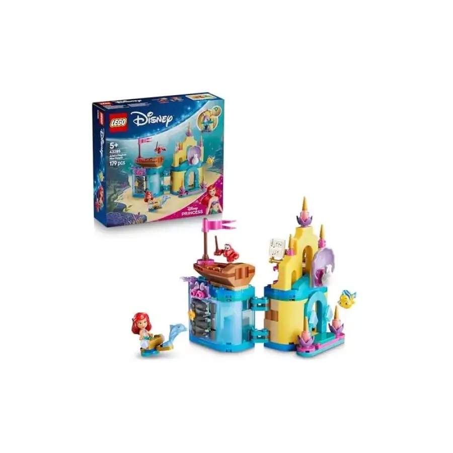 레고(LEGO) 디즈니 프린세스 아리엘의 마법 미니 팰리스 장난감 블록 5세 이상 생일 선물 인테리어 43285