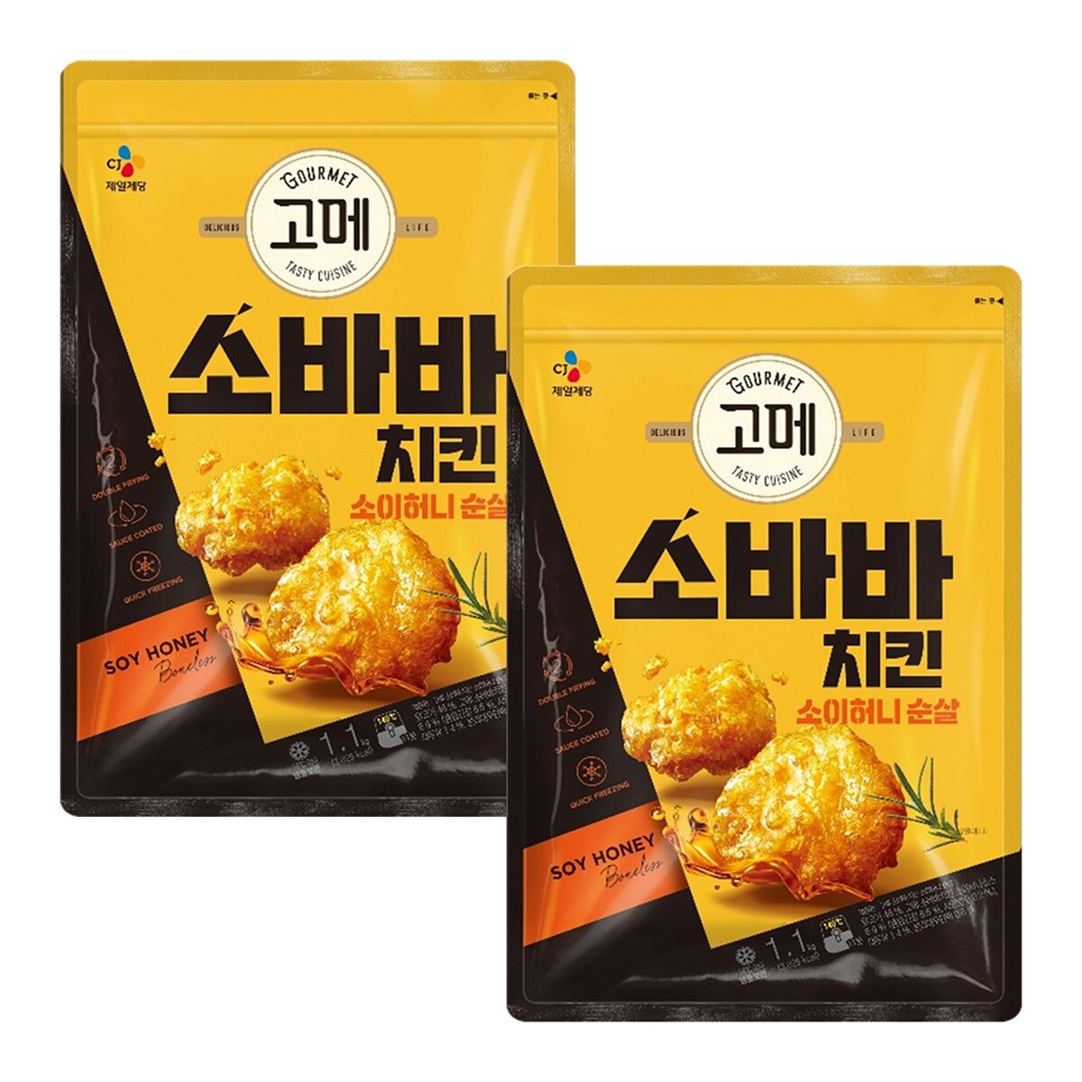 고메 소바바 소이허니 순살 치킨