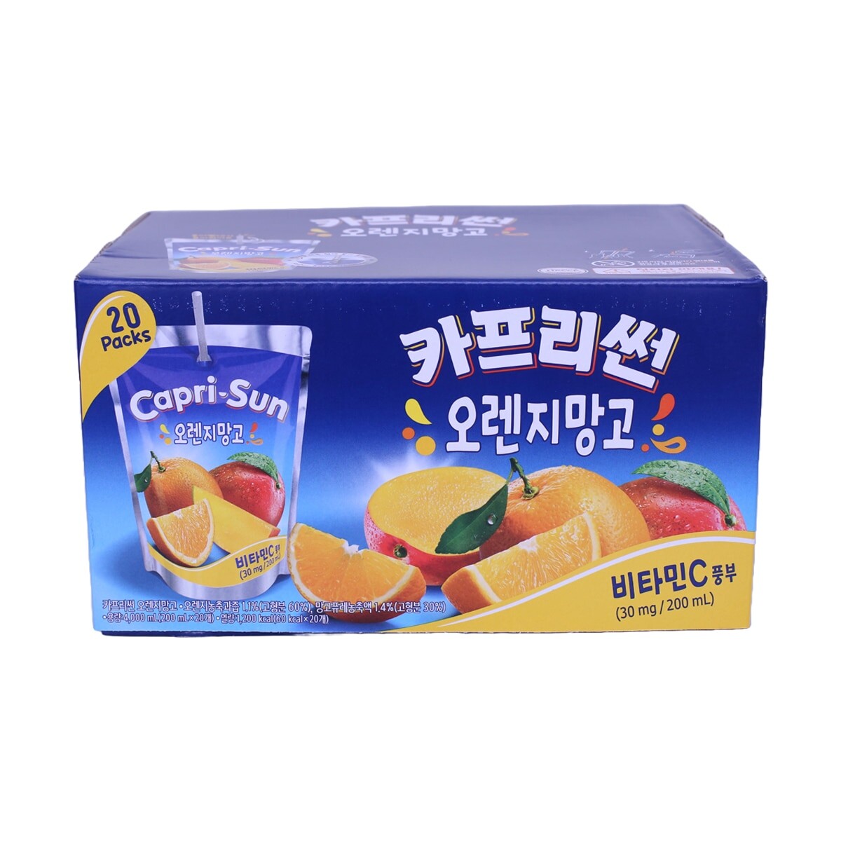 카프리썬 오렌지망고 주스