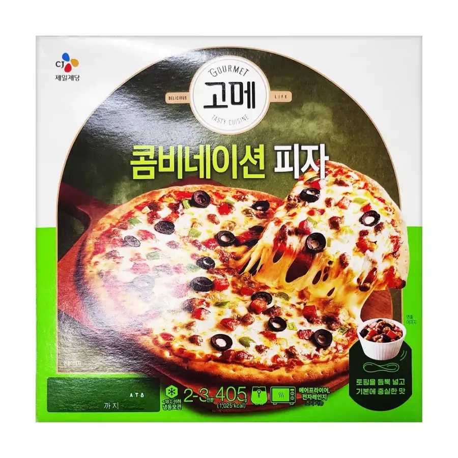 CJ 고메 클래식 콤비네이션피자