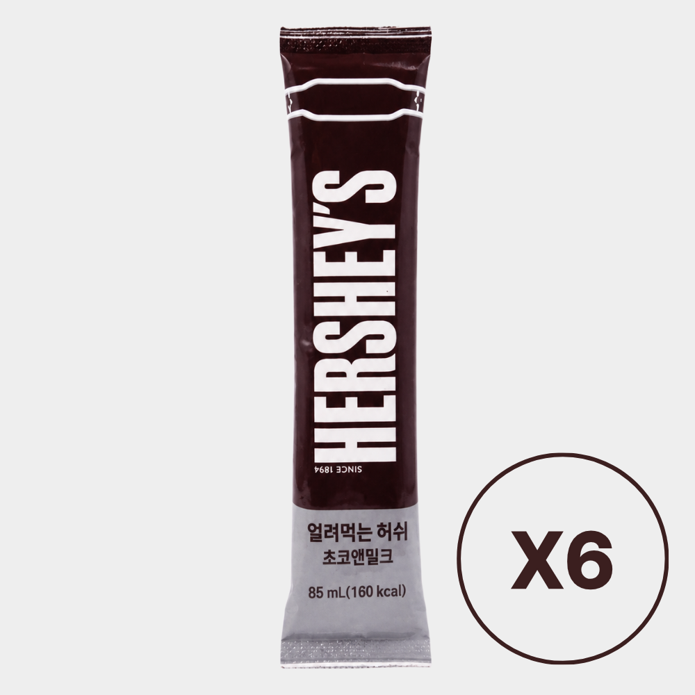 허쉬 초코아이스바 얼려먹는 초코앤밀크
