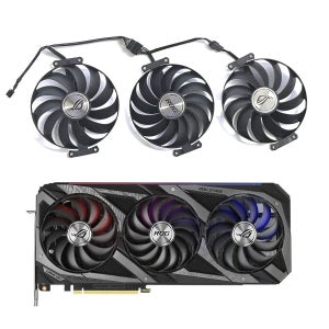 ASUS ROG Strix GeForce 비디오 카드 선풍기, 그래픽 카드 교체 선풍기, RTX 3080 3070 3090 3060Ti 3070Ti 3080Ti RX 6700 68