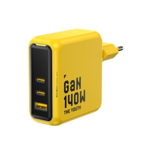 AOHI 유스 140W GaN 충전기 PD3.1 3포트 타입 C 고속 충전 맥북 프로 노트북용 USB 고속 충전기 아이폰 16 샤오미 태블릿용
