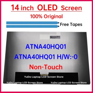 레노버 아이디어패드 프로 5 14AKP10 14ASP10 14IAH10 디스플레이 매트릭스 패널 교체용 14인치 OLED LCD 화면 ATNA40HQ01(비터치)