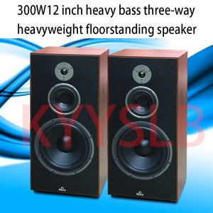 300W 12 인치 책장 스피커 HiFi 패시브 스피커 발열 홈 시어터 시스템 목조 오디오 사운드 앰프 거실 스피커
