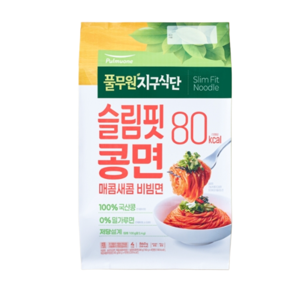 슬림핏 콩면 비빔면