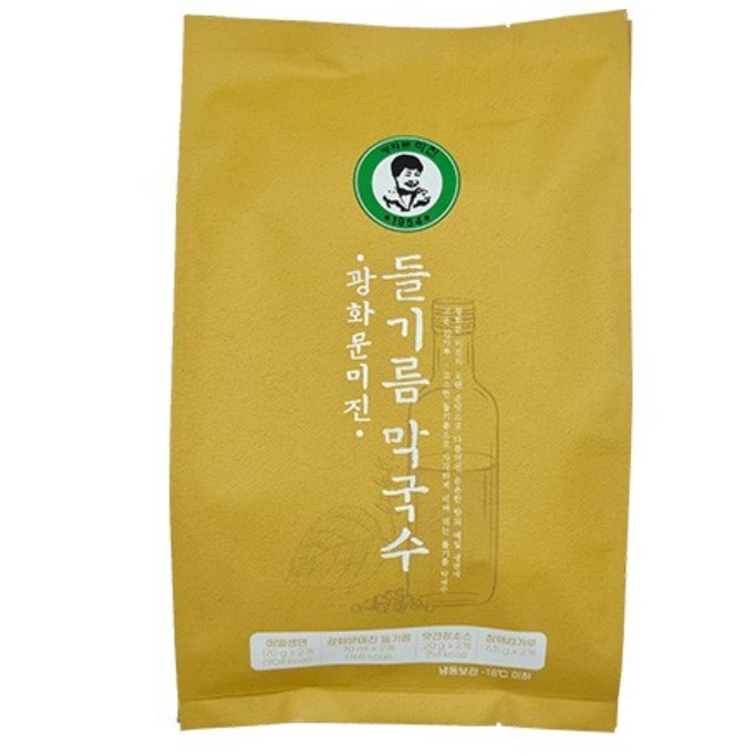 광화문 미진 들기름 메밀국수 성분 분석