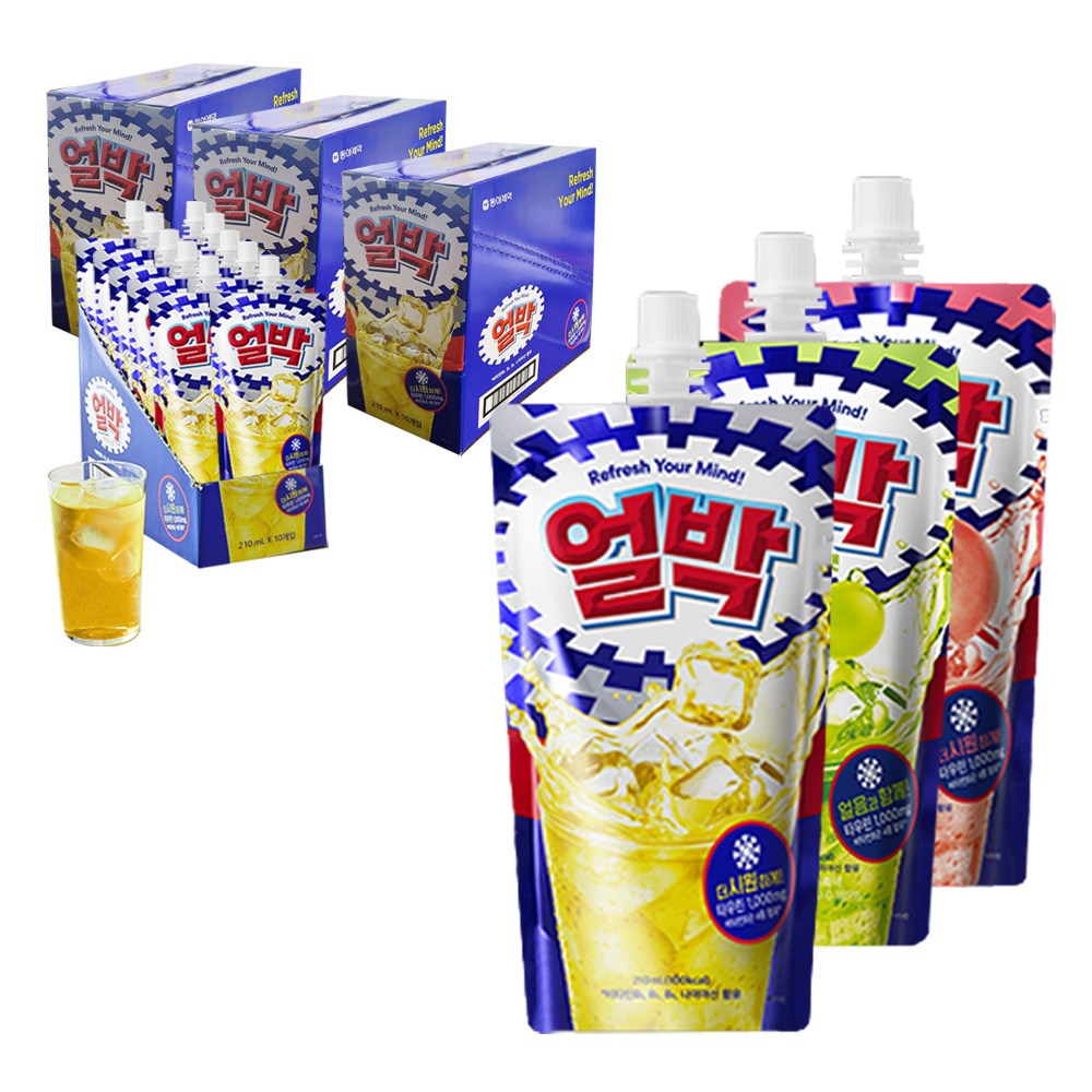 동아제약 오리지널 샤인머스켓 복숭아 얼려먹는 빙과