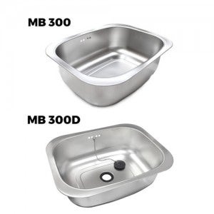 한스원앙 미니 다용도 설거지통 MB300 스텐레스 오버플로우 구멍