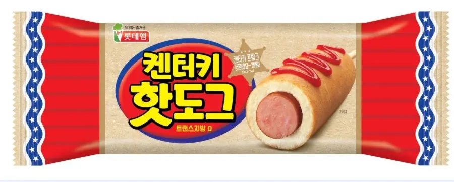 켄터키핫도그 롯데푸드 롯데 냉동