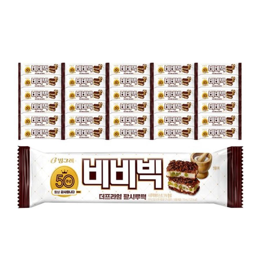 비비빅 팥시루떡 바 아이스크림