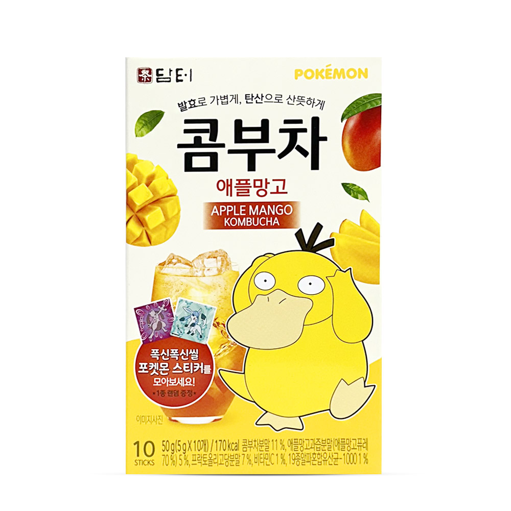담터 탄산 콤부차 발효차 음료 망고