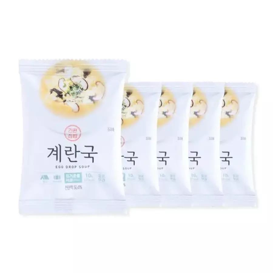 간편 블럭국 즉석국 계란국 동결건조 간편식