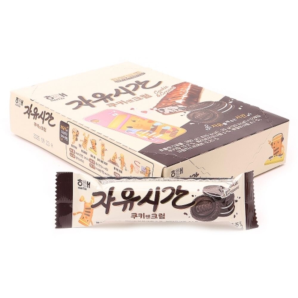 해태 자유시간 쿠키앤크림