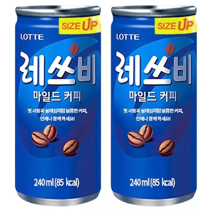 롯데 마일드 캔음료 레쓰비 커피 캔커피