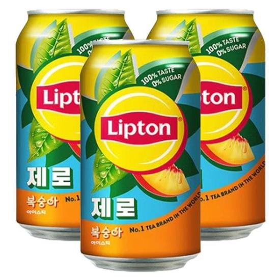 아이스티복숭아홍차 립톤 아이스티 제로슈가 복숭아