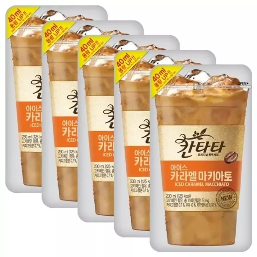 롯데 칸타타 아이스 카라멜마키아토