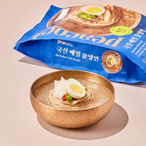 신세계푸드 PEACOCK 국산메밀 물냉면 4인기획1