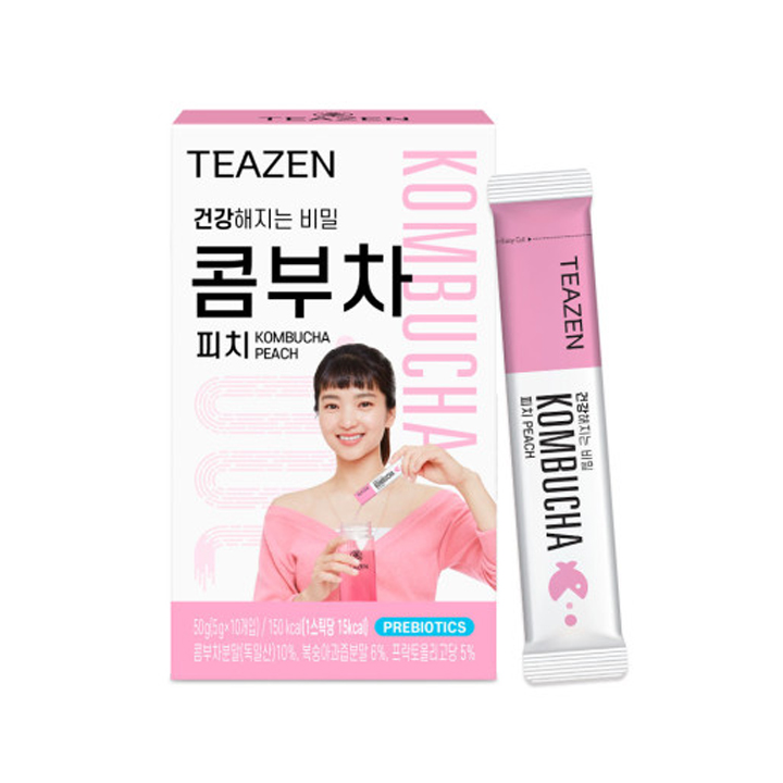 티젠 콤부차 복숭아 담터다방