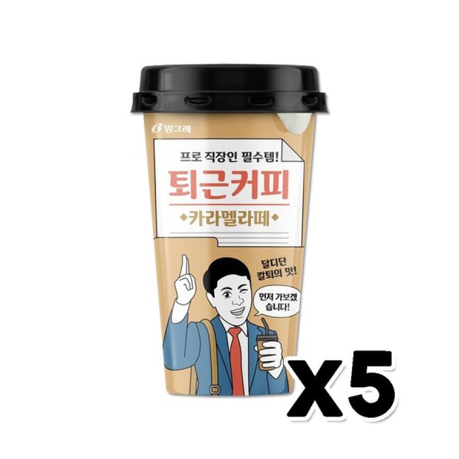 박대리의 퇴근커피 카라멜라떼 컵커피