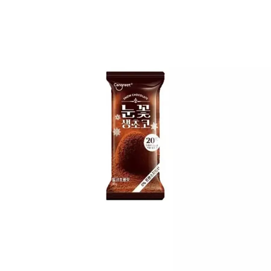 스마일 눈꽃생초코 밀크 초콜릿간식