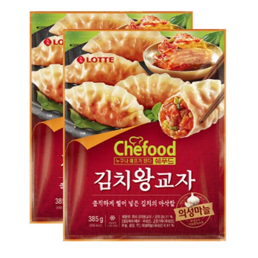 롯데 쉐푸드 의성마늘 김치왕교자
