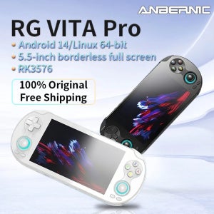 ANBERNIC RG VITA 프로 휴대용 게임 콘솔 IPS 터치스크린 5000mAh 비디오 게임 플레이어 AI 스트리밍 호환 RixelHK