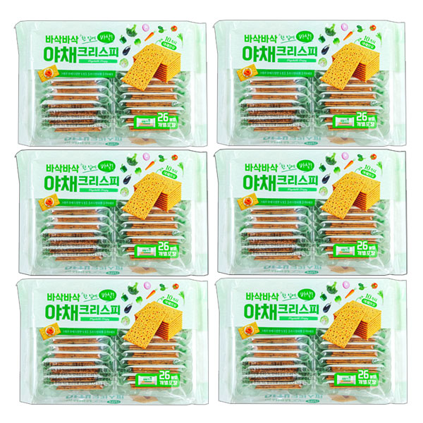 유엔아이 한입에 바삭 야채크래커 야채과자