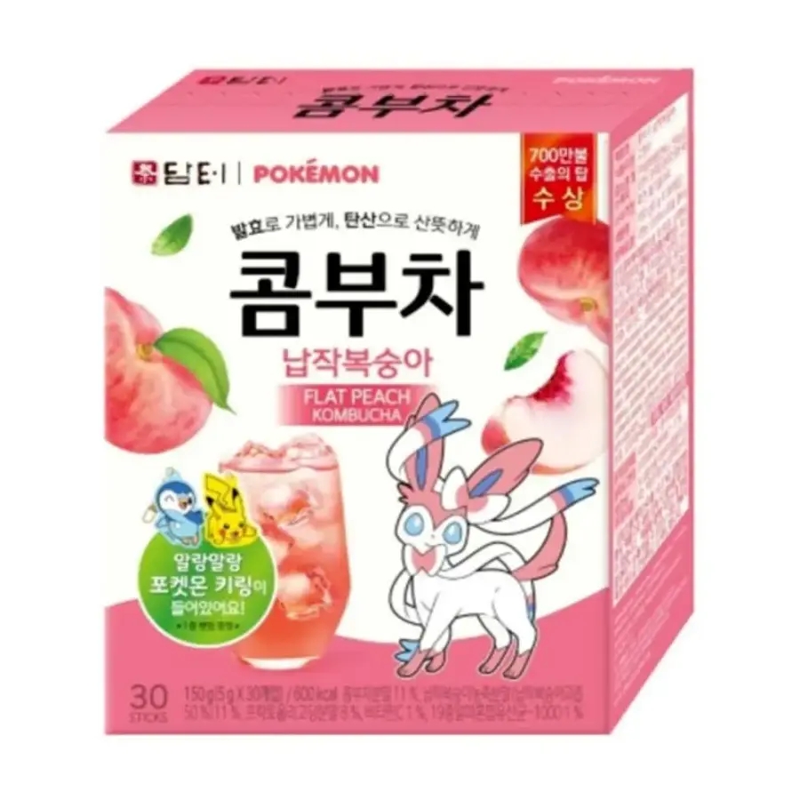 담터 콤부차 납작복숭아 30스틱