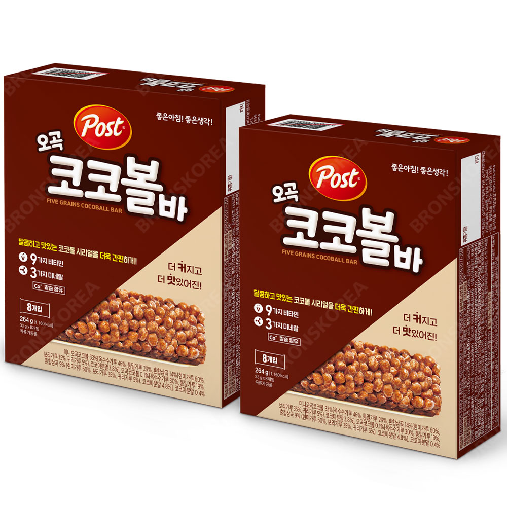케이티알파쇼핑 포스트 오곡코코볼바 시리얼바 간식 과자